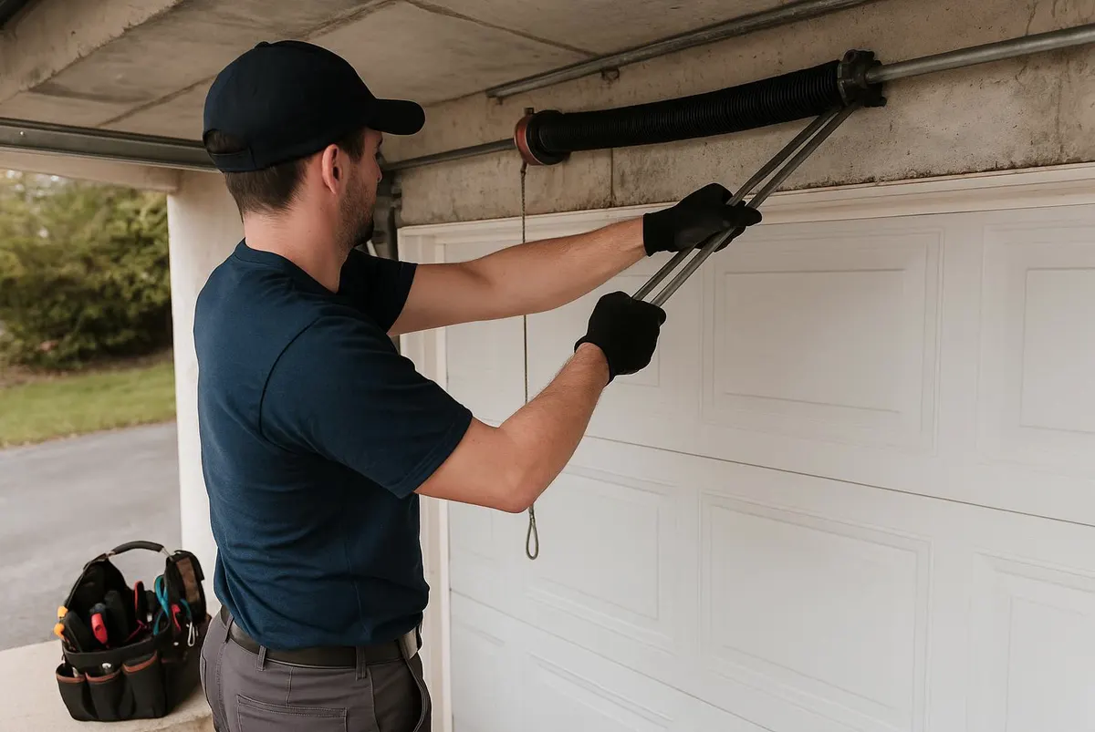 The Red Cord Rule: When to Pull Your Garage Door's Emergency Release — Brownsburg Garage Door Experts, Brownsburg, IN